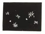 Antique Japanese Katagami Paper Kimono Stencil Chrysanthemum Petals Kiku A863