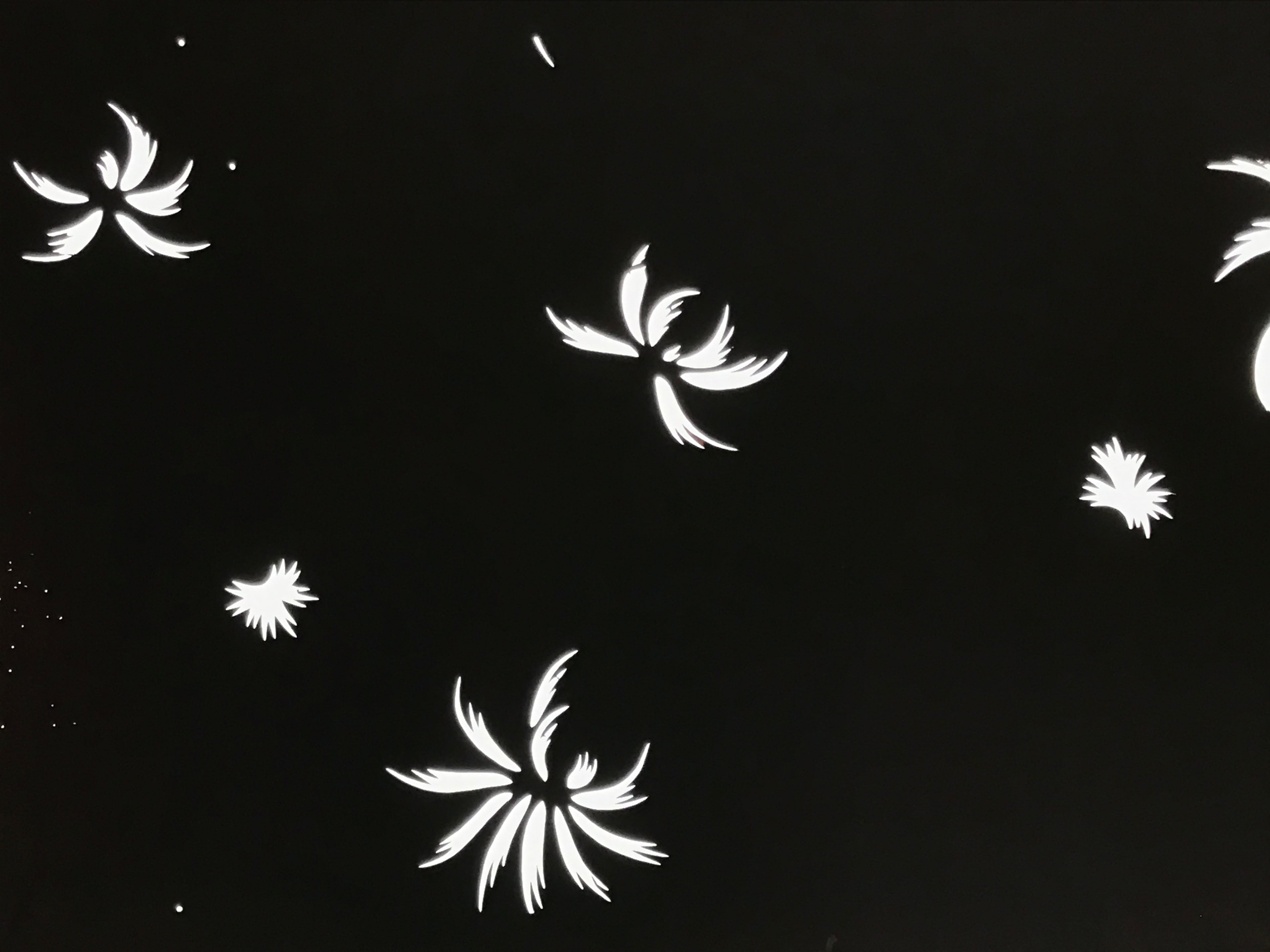 Antique Japanese Katagami Paper Kimono Stencil Chrysanthemum Petals Kiku A863