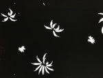 Antique Japanese Katagami Paper Kimono Stencil Chrysanthemum Petals Kiku A863