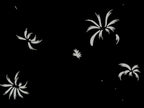 Antique Japanese Katagami Paper Kimono Stencil Chrysanthemum Petals Kiku A863