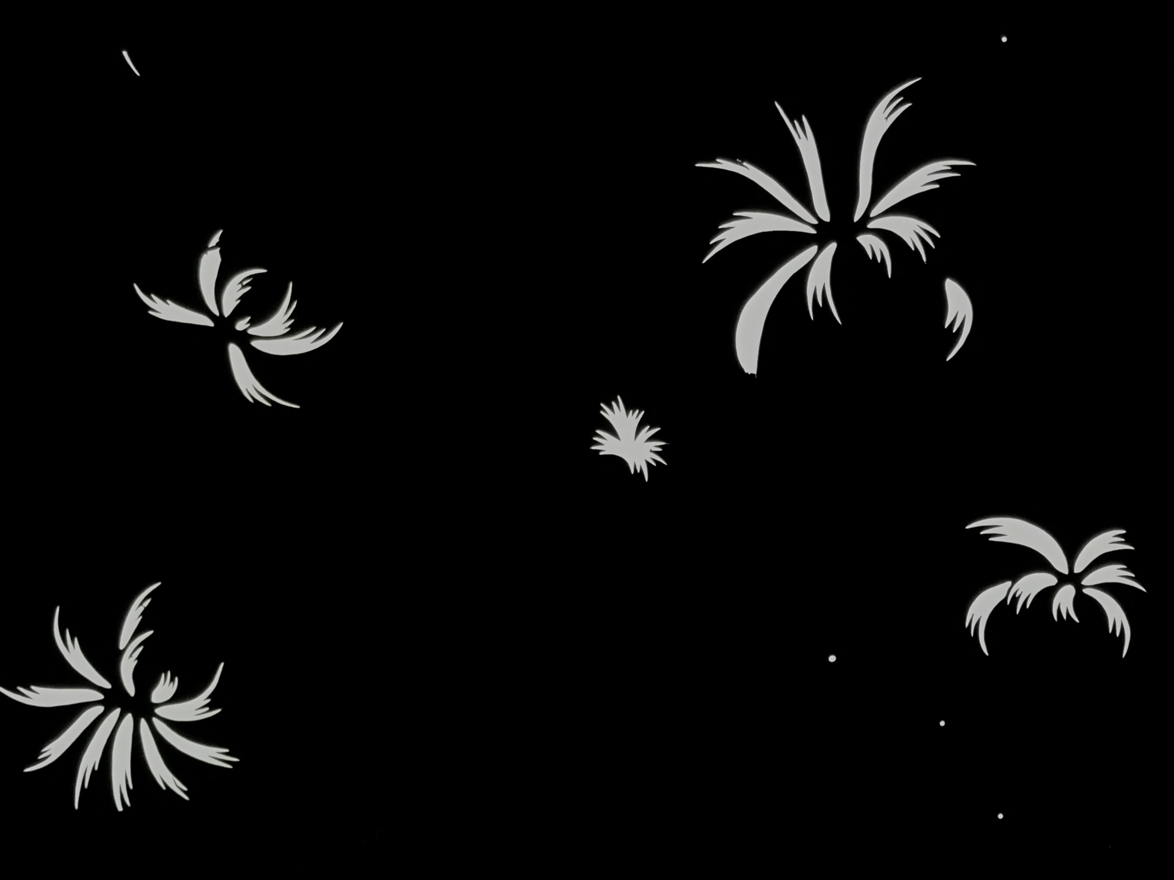 Antique Japanese Katagami Paper Kimono Stencil Chrysanthemum Petals Kiku A863