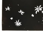 Antique Japanese Katagami Paper Kimono Stencil Chrysanthemum Petals Kiku A863