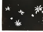 Antique Japanese Katagami Paper Kimono Stencil Chrysanthemum Petals Kiku A863