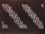 Antique Japanese Katagami Paper Kimono Stencil Hana Flower Pattern A752