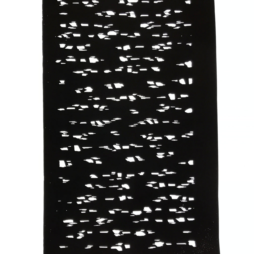 Antique Japanese Katagami Paper Kimono Stencil Katazome Abstract Pattern C927