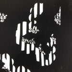 Antique Japanese Katagami Paper Kimono Stencil Katazome Background Floral C923