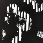 Antique Japanese Katagami Paper Kimono Stencil Katazome Background Floral C923