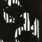 Antique Japanese Katagami Paper Kimono Stencil Katazome Background Floral C925