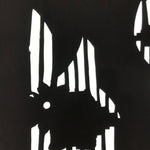 Antique Japanese Katagami Paper Kimono Stencil Katazome Background Floral C925