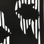 Antique Japanese Katagami Paper Kimono Stencil Katazome Background Floral C925