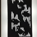 Antique Japanese Katagami Paper Kimono Stencil Katazome Background Floral C925