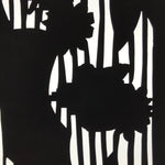 Antique Japanese Katagami Paper Kimono Stencil Katazome Background Floral C925