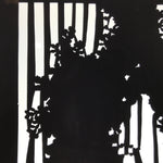 Antique Japanese Katagami Paper Kimono Stencil Katazome Background Floral C928