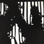 Antique Japanese Katagami Paper Kimono Stencil Katazome Background Floral C928