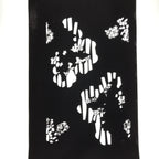 Antique Japanese Katagami Paper Kimono Stencil Katazome Background Floral C929