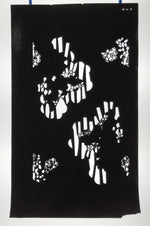 Antique Japanese Katagami Paper Kimono Stencil Katazome Background Floral C929