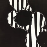 Antique Japanese Katagami Paper Kimono Stencil Katazome Background Floral C931