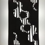 Antique Japanese Katagami Paper Kimono Stencil Katazome Background Floral C931