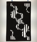 Antique Japanese Katagami Paper Kimono Stencil Katazome Background Floral C931