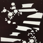 Antique Japanese Katagami Paper Kimono Stencil Katazome Background Floral C940