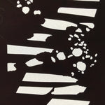 Antique Japanese Katagami Paper Kimono Stencil Katazome Background Floral C940