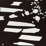 Antique Japanese Katagami Paper Kimono Stencil Katazome Background Floral C940