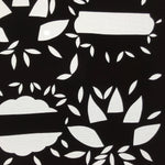 Antique Japanese Katagami Paper Kimono Stencil Katazome Background Leaves C941