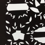 Antique Japanese Katagami Paper Kimono Stencil Katazome Background Leaves C941