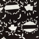 Antique Japanese Katagami Paper Kimono Stencil Katazome Background Leaves C943