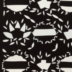 Antique Japanese Katagami Paper Kimono Stencil Katazome Background Leaves C943