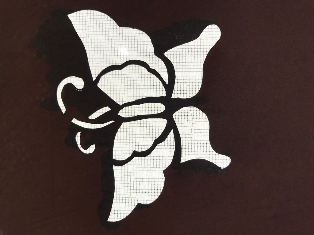 Antique Japanese Katagami Paper Kimono Stencil Katazome Butterflies A668