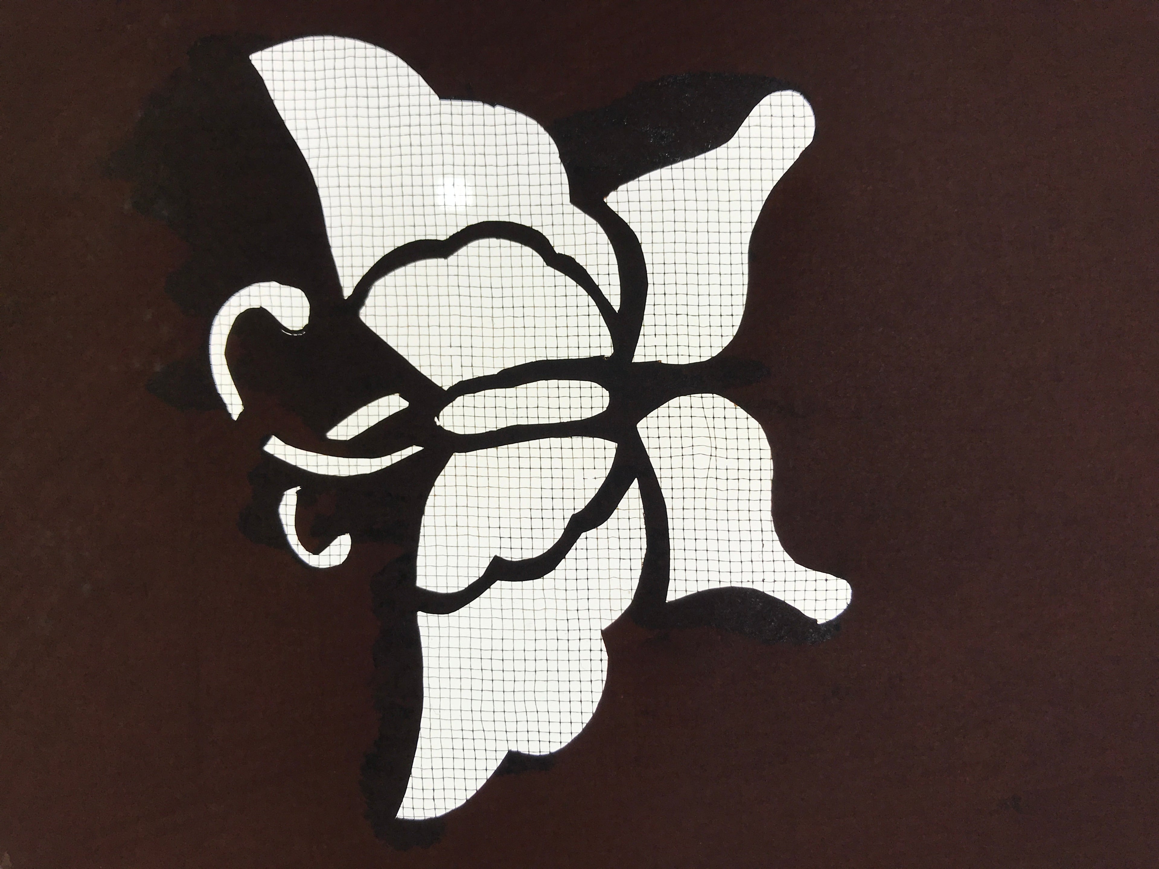 Antique Japanese Katagami Paper Kimono Stencil Katazome Butterflies A668