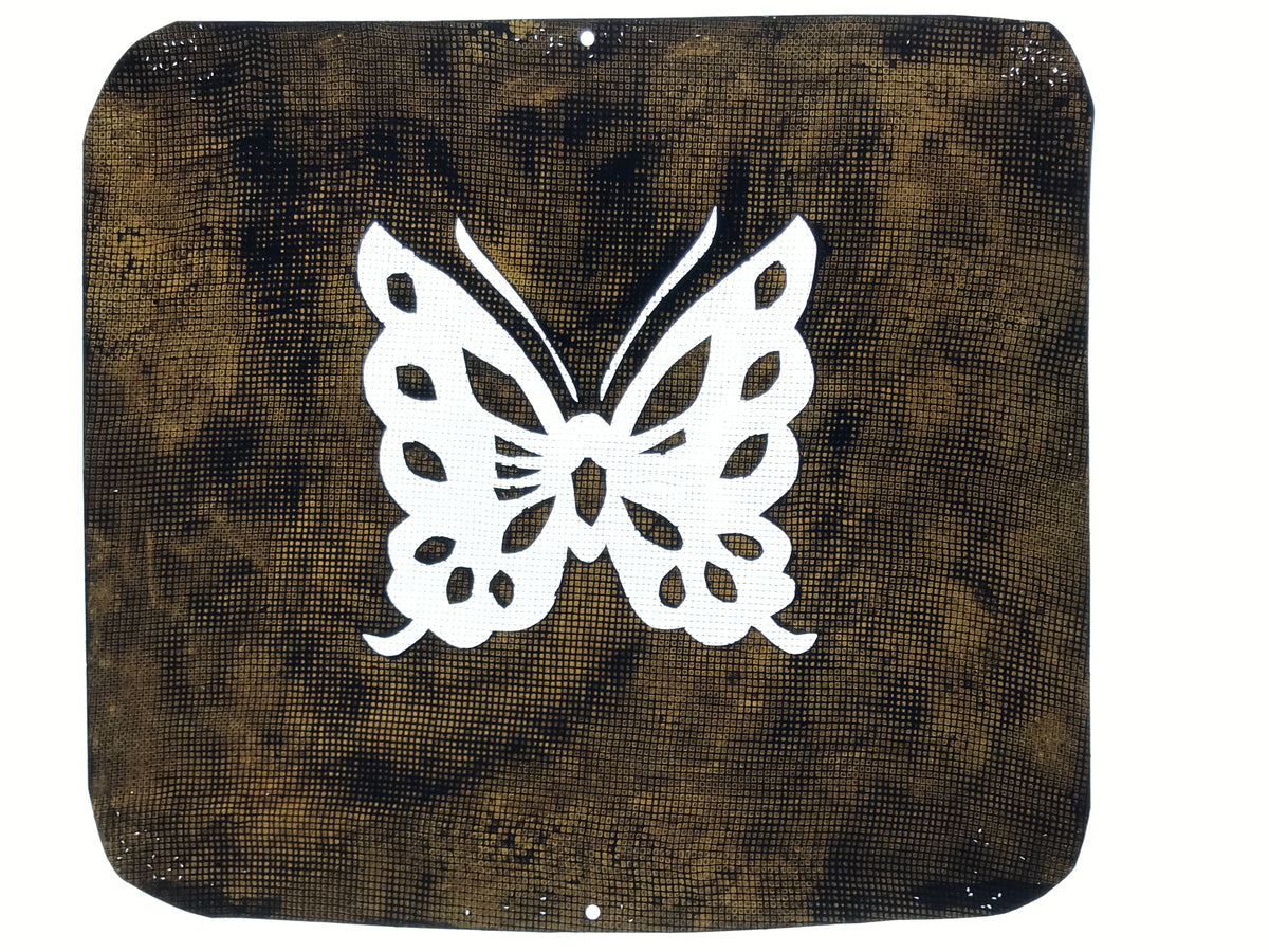 Antique Japanese Katagami Paper Kimono Stencil Katazome Butterfly Chouchou A759