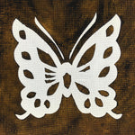 Antique Japanese Katagami Paper Kimono Stencil Katazome Butterfly Chouchou A759