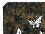 Antique Japanese Katagami Paper Kimono Stencil Katazome Butterfly Chouchou A764