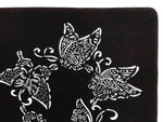 Antique Japanese Katagami Paper Kimono Stencil Katazome Butterfly Design A779