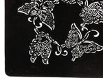 Antique Japanese Katagami Paper Kimono Stencil Katazome Butterfly Design A779