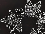 Antique Japanese Katagami Paper Kimono Stencil Katazome Butterfly Design A779