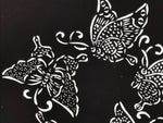 Antique Japanese Katagami Paper Kimono Stencil Katazome Butterfly Design A779