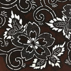 Antique Japanese Katagami Paper Kimono Stencil Katazome Cherry Blossoms A662