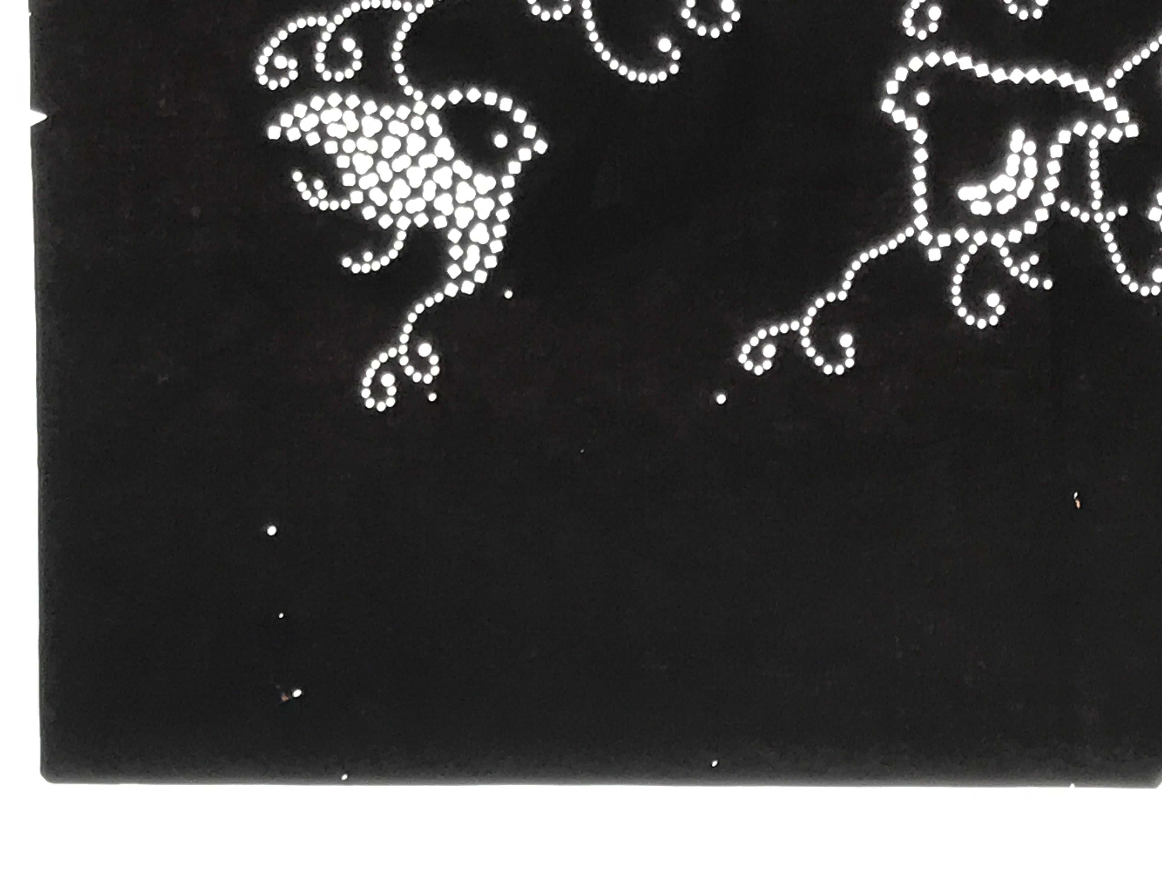 Antique Japanese Katagami Paper Kimono Stencil Katazome Chidori Plover Bird A845