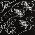 Antique Japanese Katagami Paper Kimono Stencil Katazome Chidori Plover Bird A845
