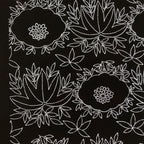 Antique Japanese Katagami Paper Kimono Stencil Katazome Chrysanthemum Base C942
