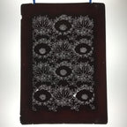 Antique Japanese Katagami Paper Kimono Stencil Katazome Chrysanthemum Base C942