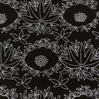 Antique Japanese Katagami Paper Kimono Stencil Katazome Chrysanthemum Base C942
