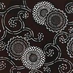 Antique Japanese Katagami Paper Kimono Stencil Katazome Chrysanthemum Kiku A658