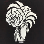 Antique Japanese Katagami Paper Kimono Stencil Katazome Chrysanthemum Kiku A776