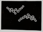 Antique Japanese Katagami Paper Kimono Stencil Katazome Chrysanthemum Kiku A839