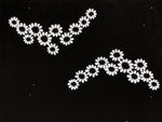Antique Japanese Katagami Paper Kimono Stencil Katazome Chrysanthemum Kiku A839