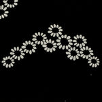 Antique Japanese Katagami Paper Kimono Stencil Katazome Chrysanthemum Kiku A839
